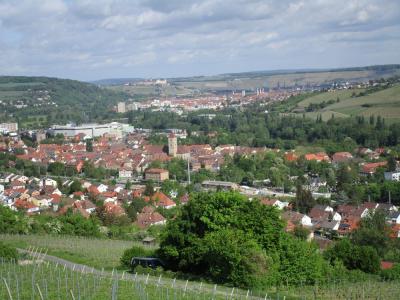 Rast, Blick über Würzburg - Kopie